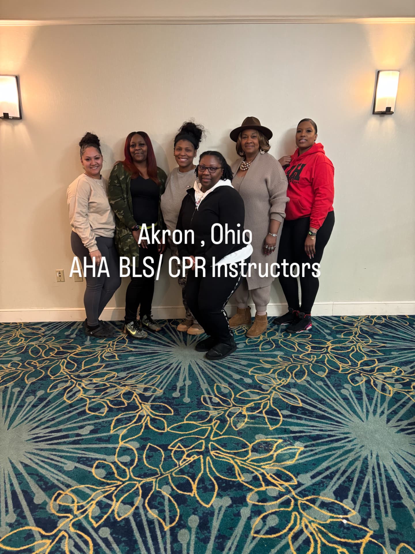 Akron, Ohio AHA BLS/CPR instructor class group photo