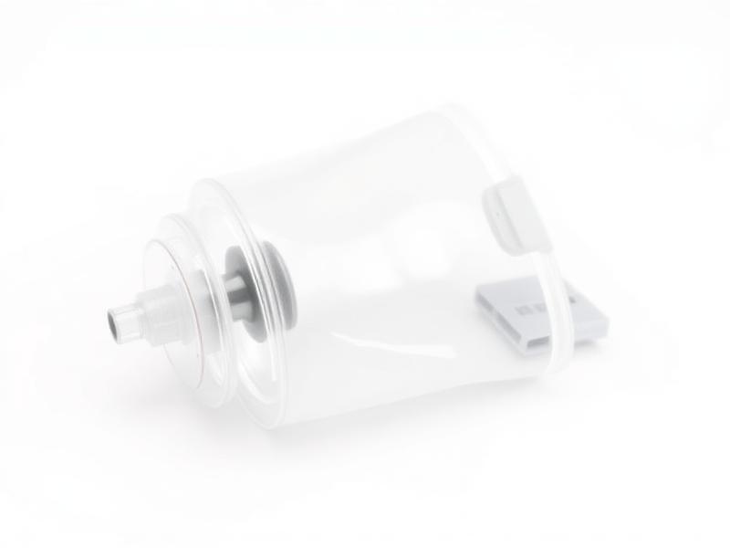 Clear reservoir bag for a bag-valve-mask resuscitator